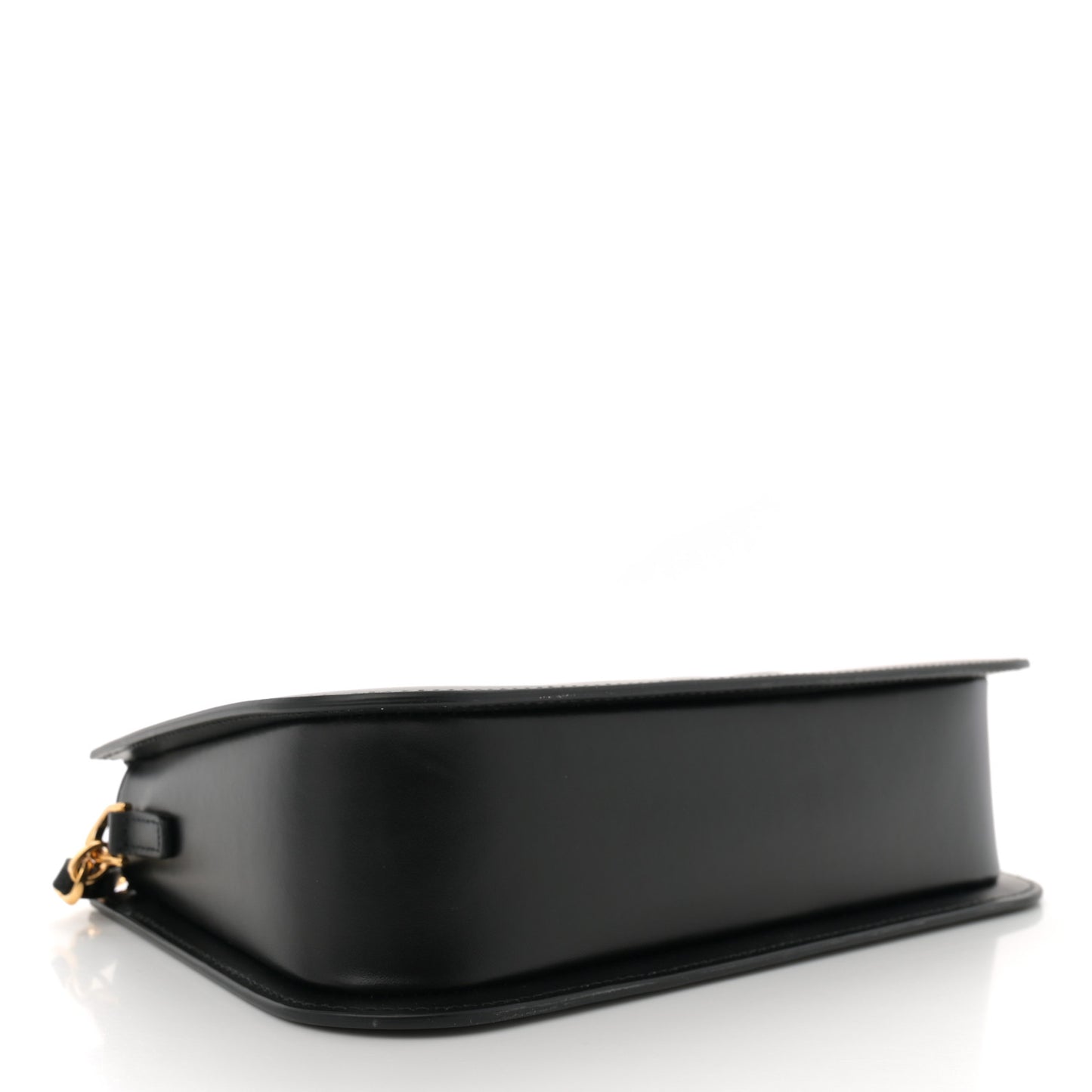 Calfskin CD Signature Mini Hobo Bag Black