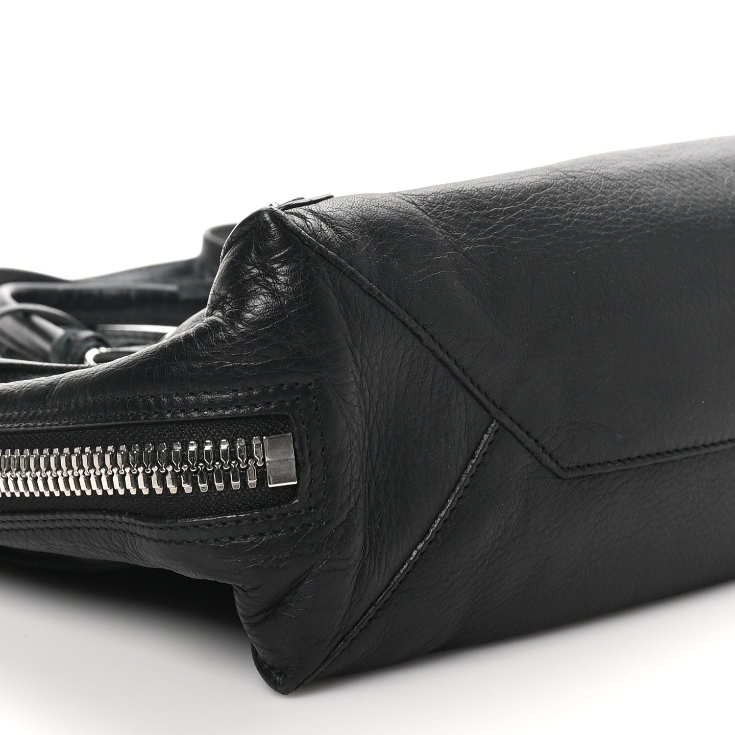 Balenciaga Veau Papier A6 Zip Around Tote Black 10 of 14