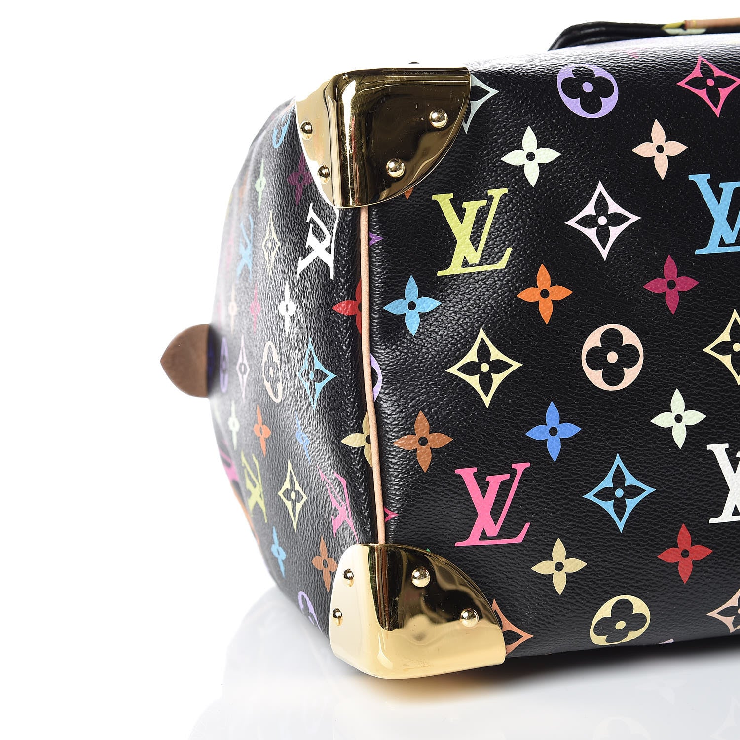 Louis Vuitton Monogram Multicolor Speedy 30 Black 8 of 9
