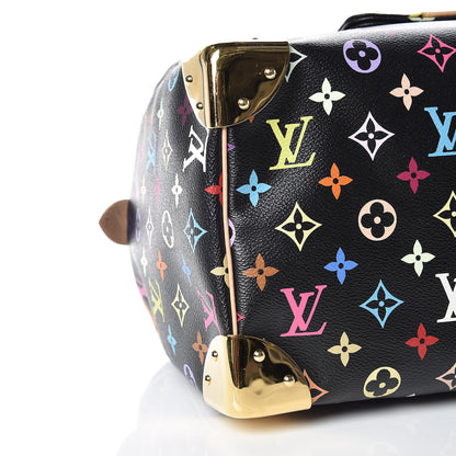 Louis Vuitton Monogram Multicolor Speedy 30 Black 8 of 9