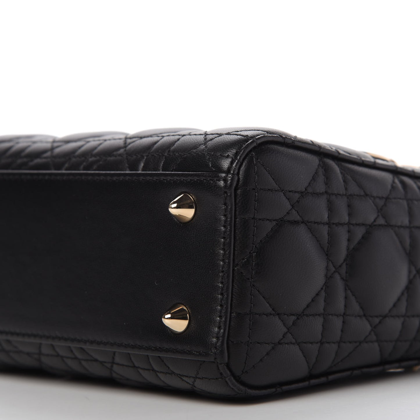 Lambskin Cannage Small My ABCDior Lady Dior Black
