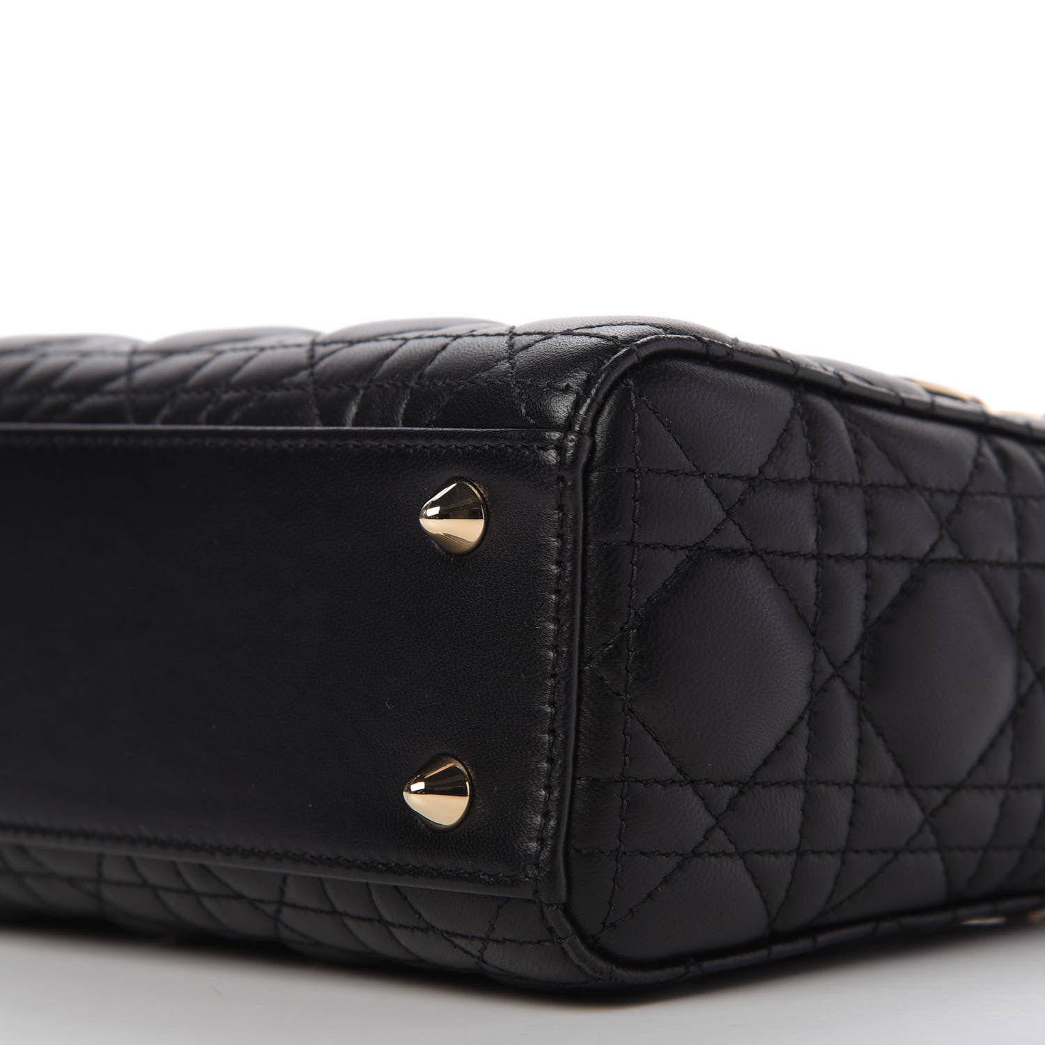 Christian Dior Lambskin Cannage Small My ABCDior Lady Dior Black 7 of 10