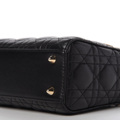 Christian Dior Lambskin Cannage Small My ABCDior Lady Dior Black 7 of 10