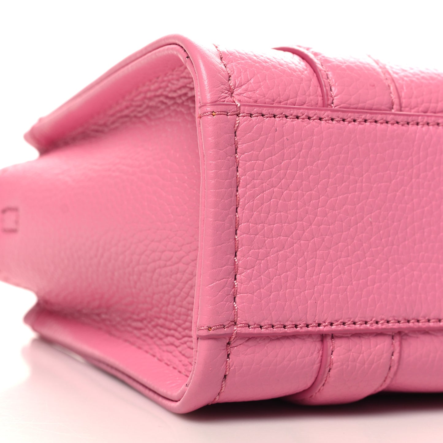 Grained Calfskin Small The Tote Bag Candy Pink