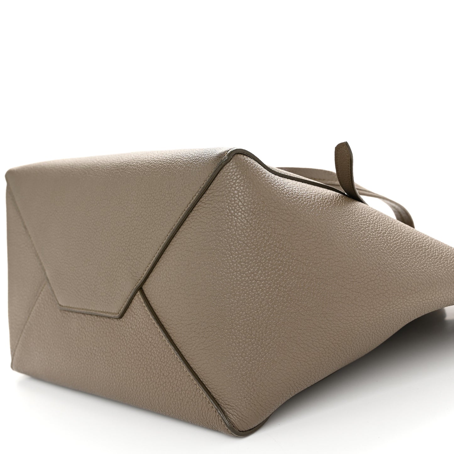 Soft Grained Calfskin Small Belt Cabas Phantom Taupe