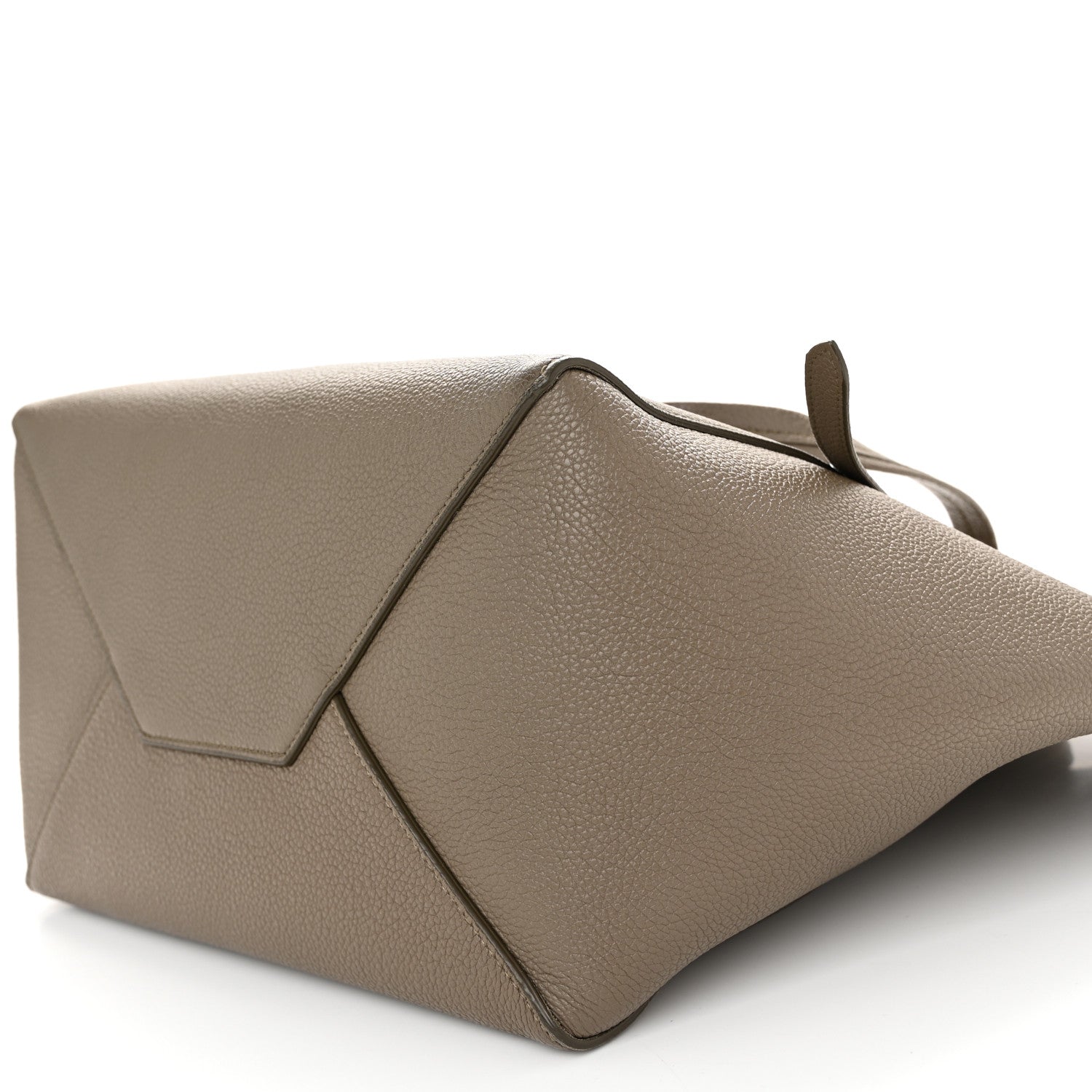 Celine Soft Grained Calfskin Small Belt Cabas Phantom Taupe 9 of 9