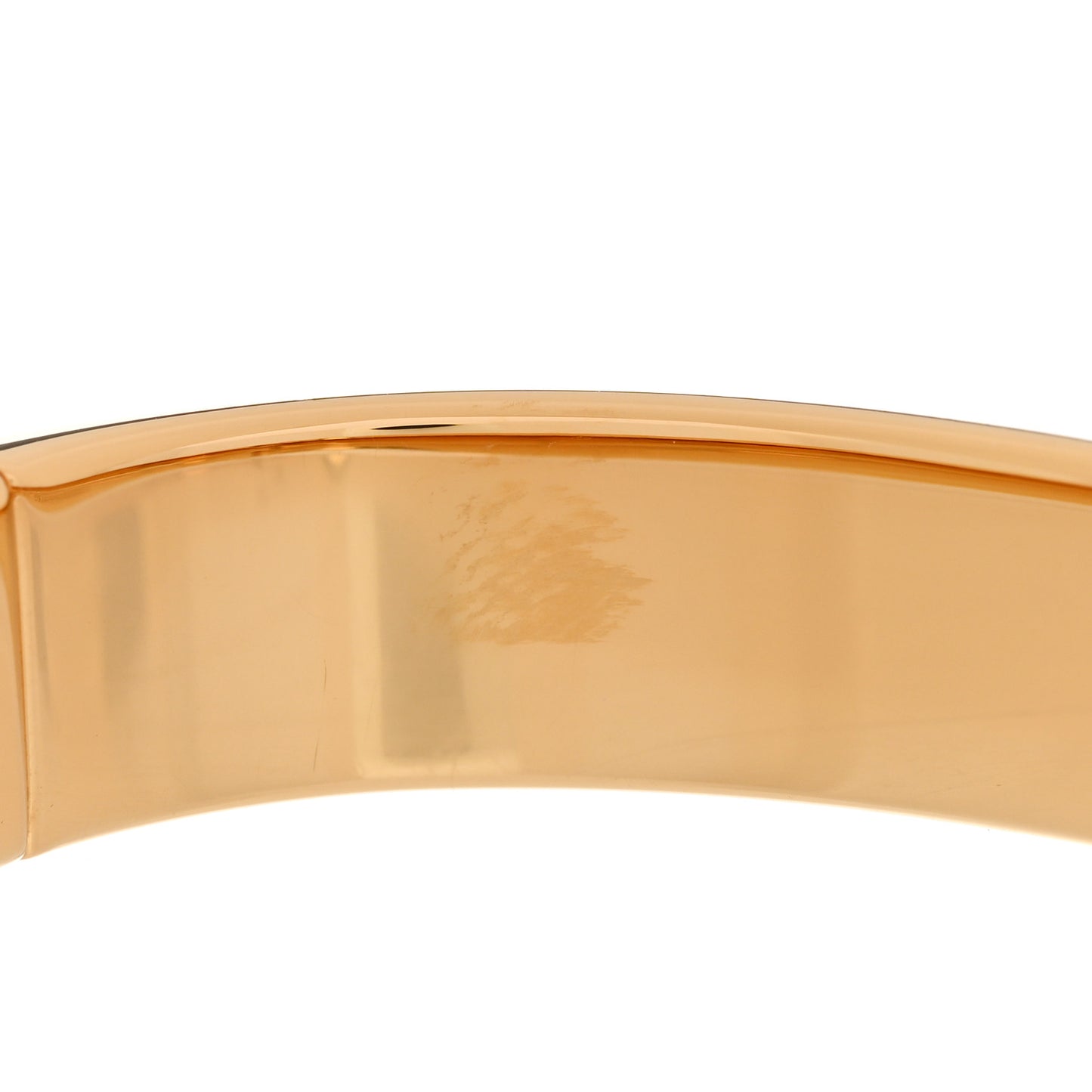 Brass Monogram Nanogram Cuff S Gold