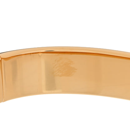 Louis Vuitton Brass Monogram Nanogram Cuff S Gold 7 of 8