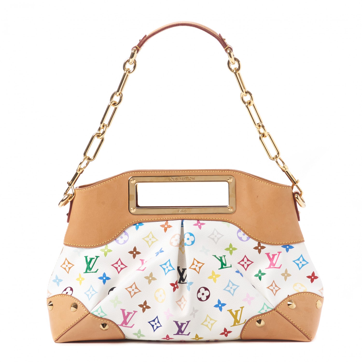 Louis Vuitton Monogram Multicolor Judy MM White 1 of 8