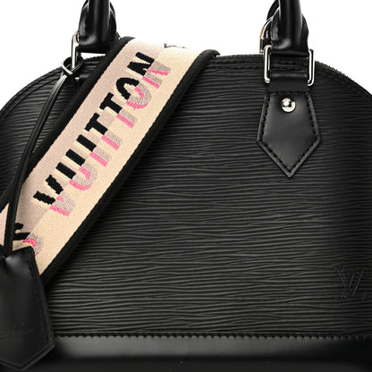 Louis Vuitton Epi Jacquard Alma BB Black 6 of 9