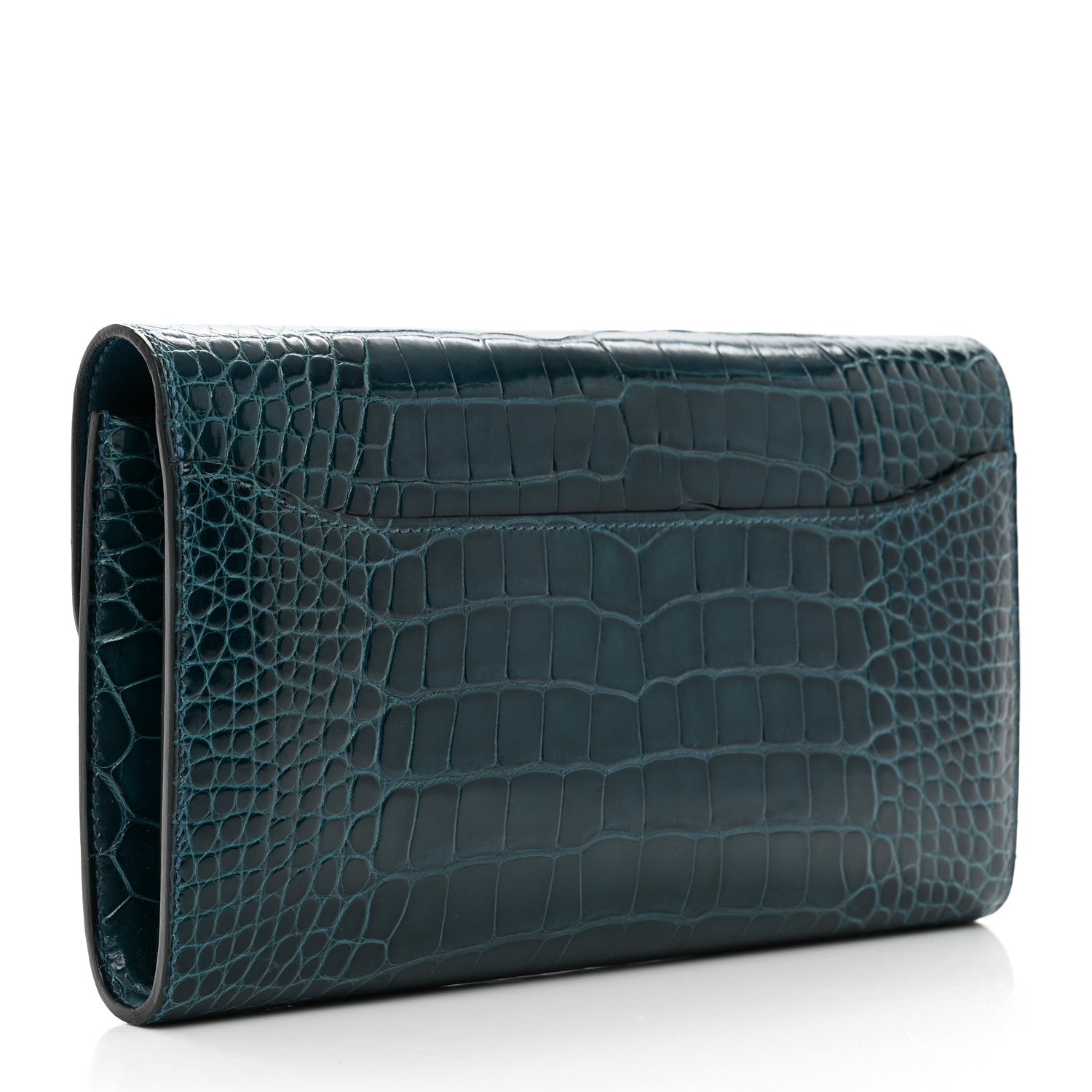 Hermes Shiny Alligator Constance Long Wallet Colvert 3 of 8