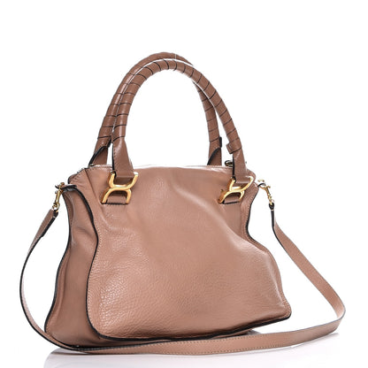 Chloe Calfskin Small Marcie Satchel Blush Nude 4 of 13