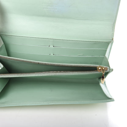 Louis Vuitton Vernis Sarah Wallet Peppermint 5 of 15
