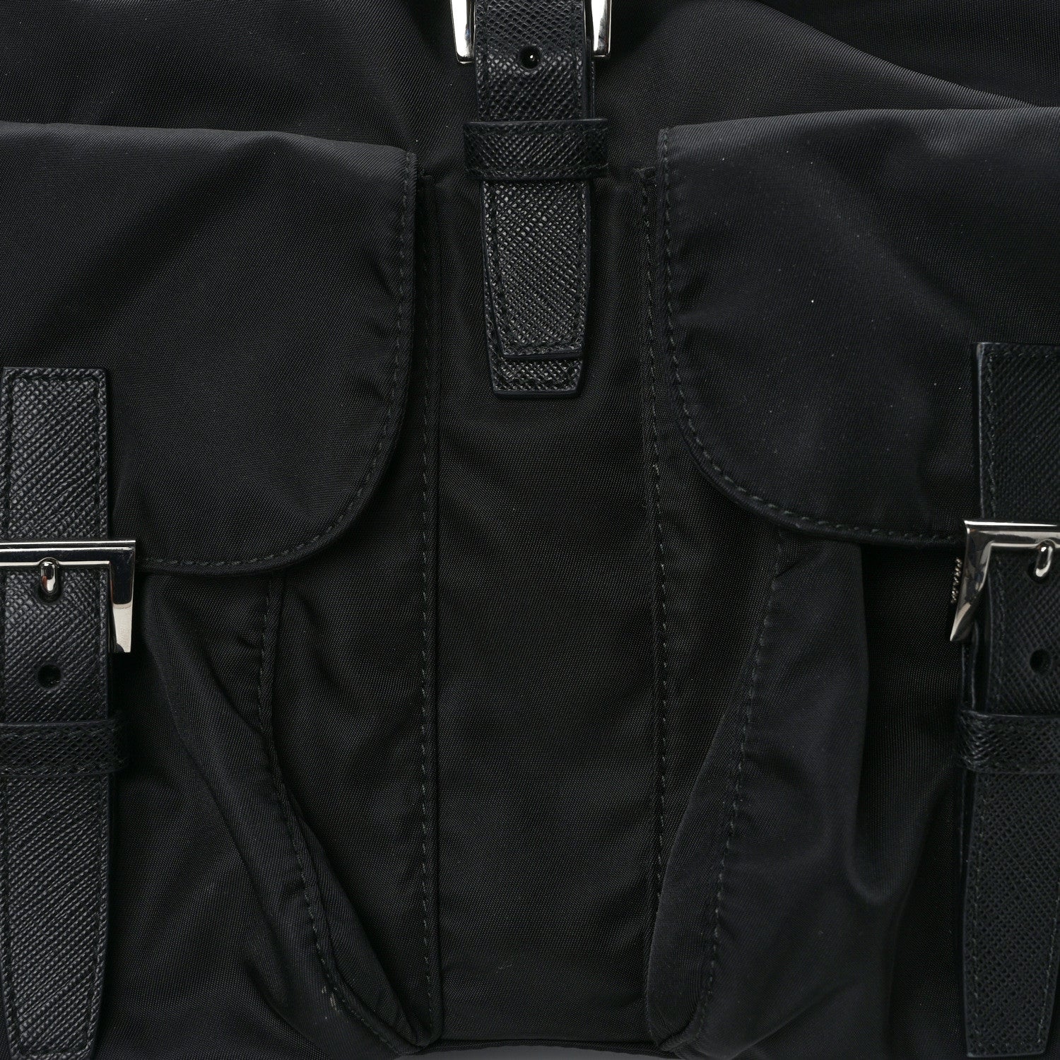 Prada Re-Nylon Saffiano Medium Backpack Black 8 of 12