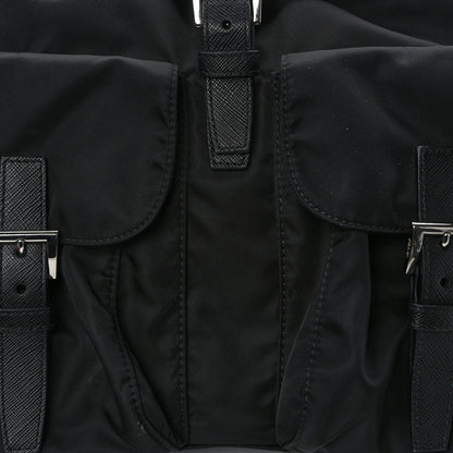 Prada Re-Nylon Saffiano Medium Backpack Black 8 of 12