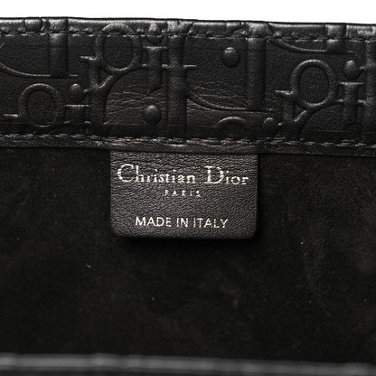 Christian Dior Oblique Calfskin Embossed Large Book Tote Black 6 of 14