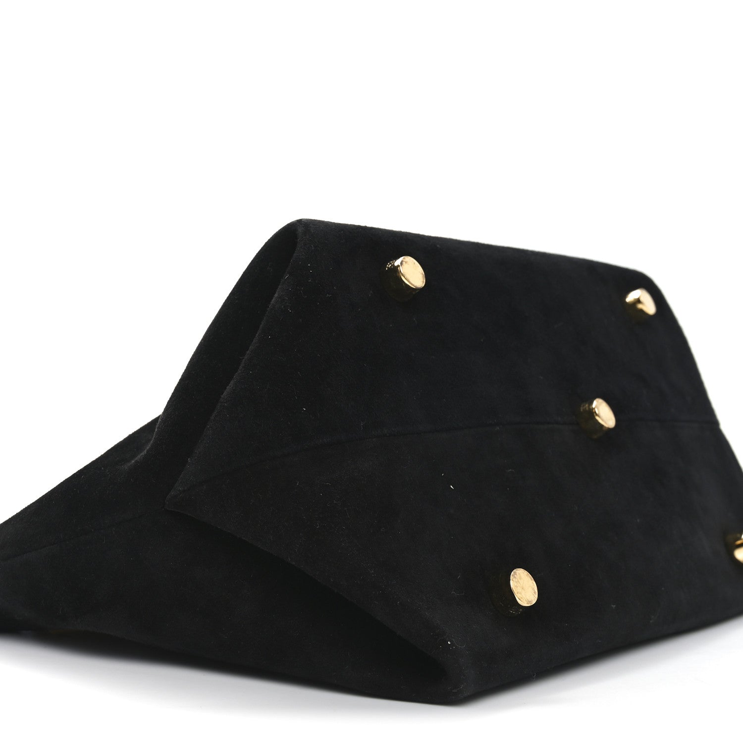 Khaite Suede Aimme Envelope Clutch Black 7 of 8