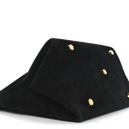 Khaite Suede Aimme Envelope Clutch Black 7 of 8