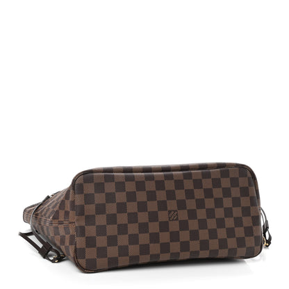 Louis Vuitton Damier Ebene Neo Neverfull MM Rose Ballerine 5 of 9