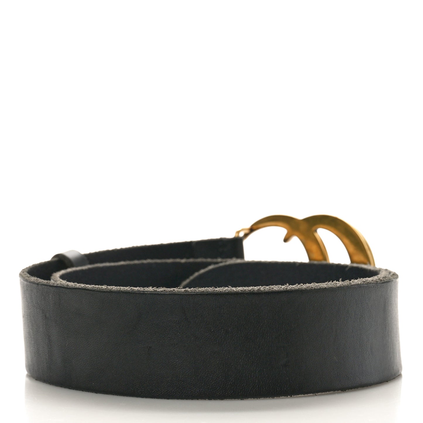 Textured Calfskin Double G 40mm Belt 80 32 Black