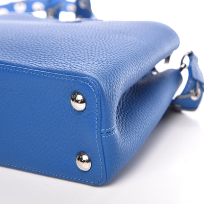 Louis Vuitton Taurillon Capucines BB Blue 9 of 9