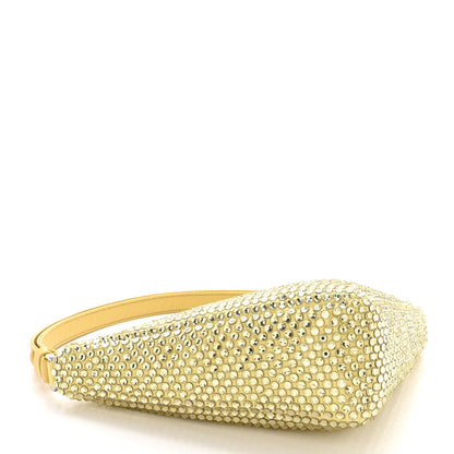 Prada Satin Crystal Triangle Pouch Ananas 4 of 11