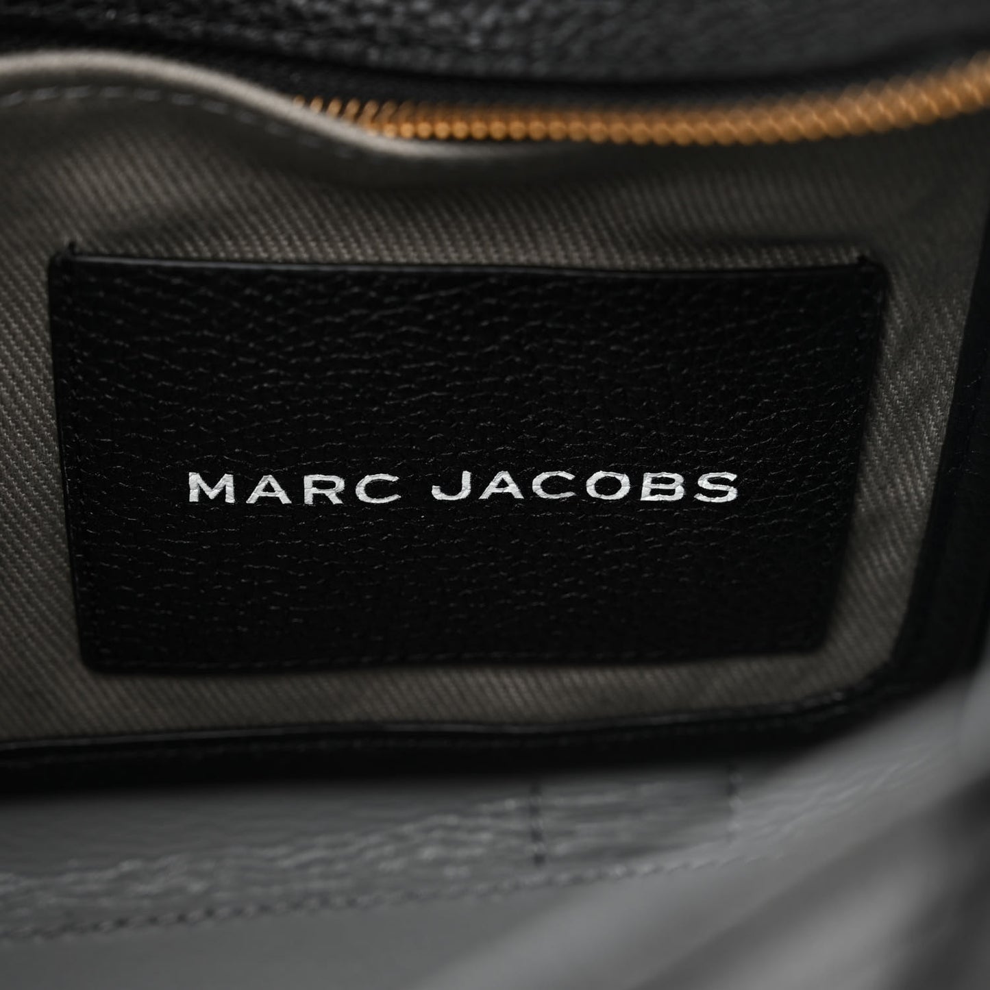 Grained Calfskin Small The Tote Bag Black