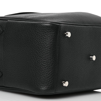 Hermes Taurillon Clemence Lindy 26 Black 9 of 12