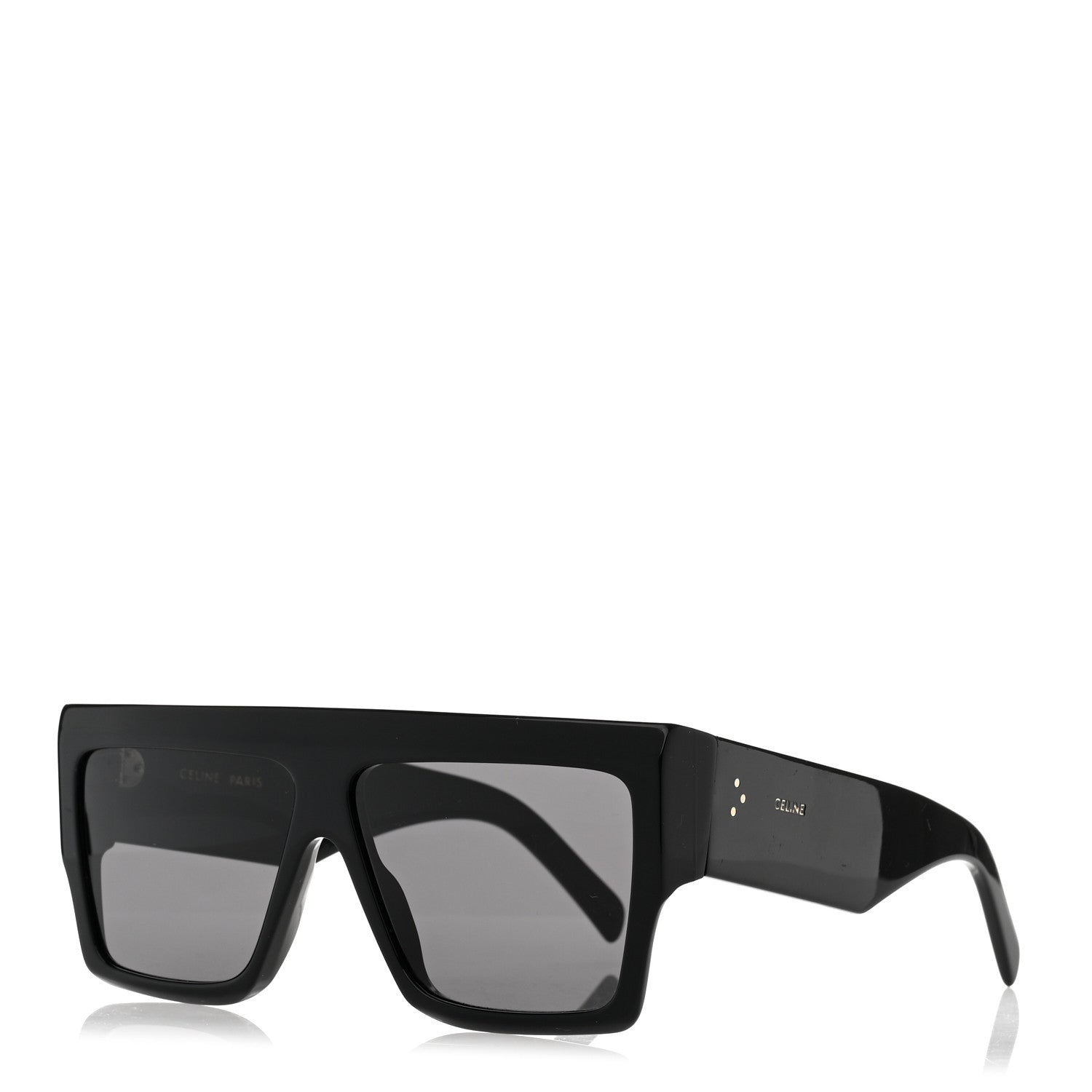 Celine Rectangular Sunglasses CL400921 Black 1 of 7
