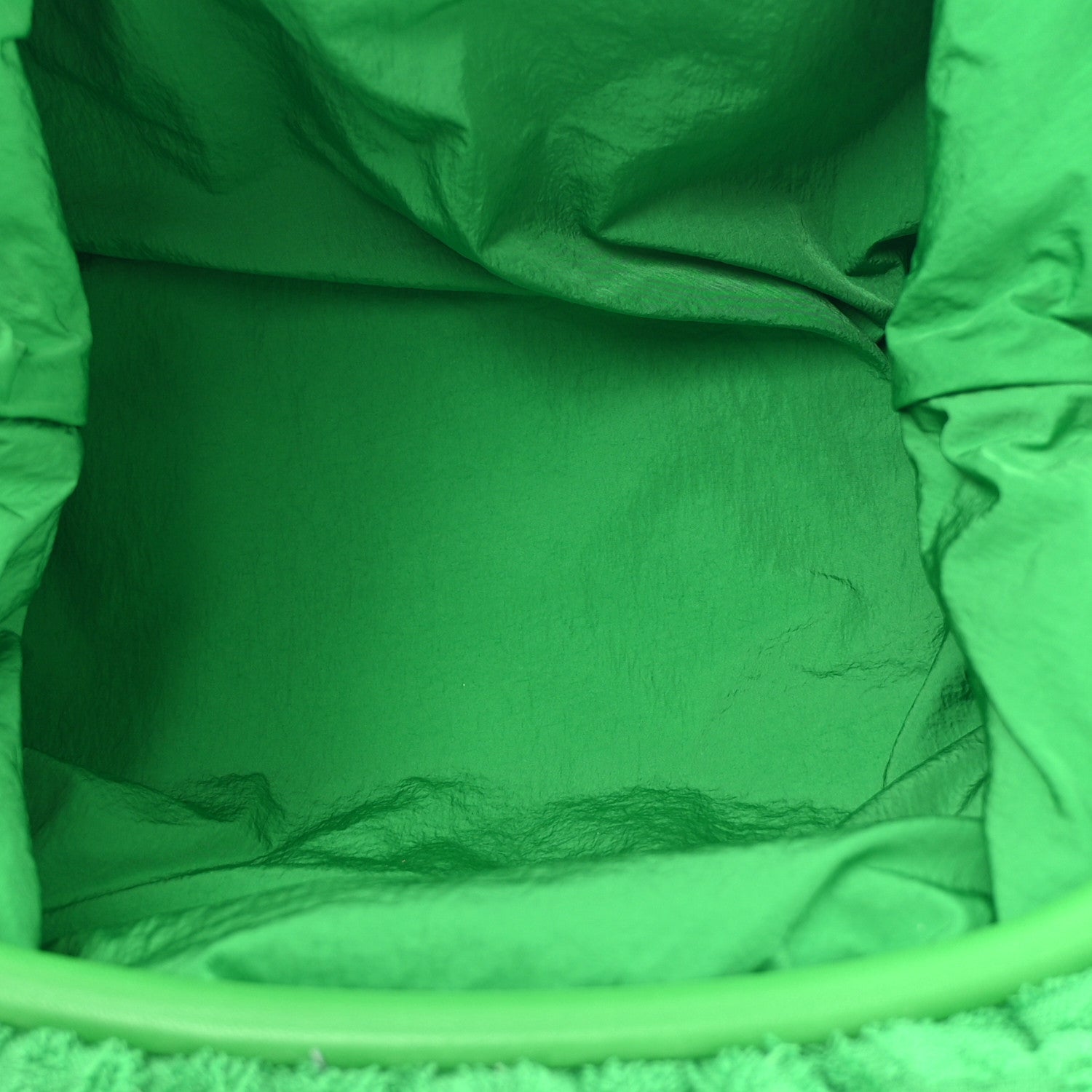 Bottega Veneta Sponge Fabric The Pouch Clutch Grass 5 of 7