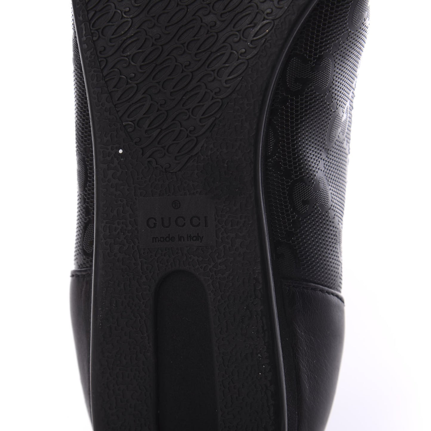 Imprime Monogram Ballerina Flats 36 Black