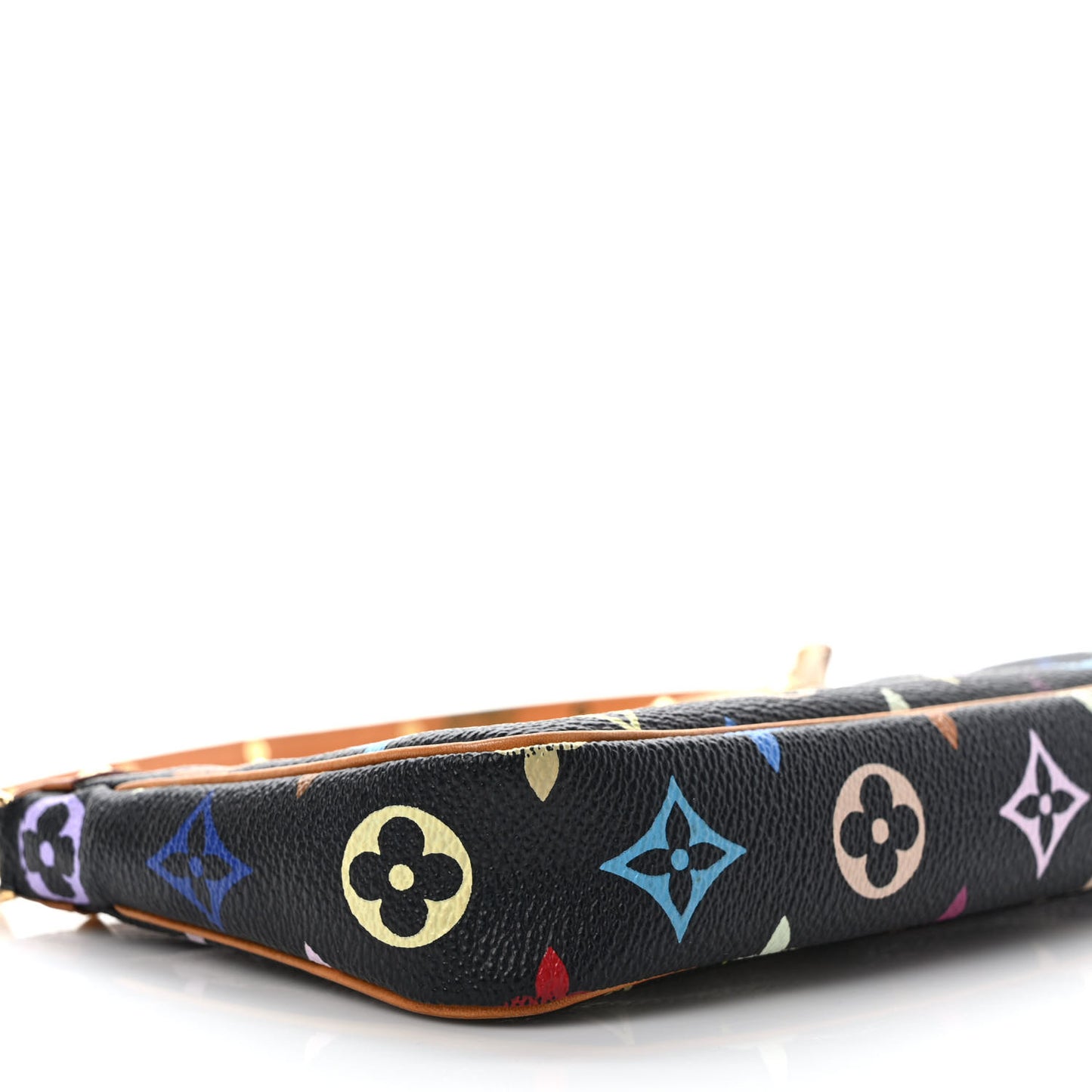 Monogram Multicolor Pochette Accessories Black