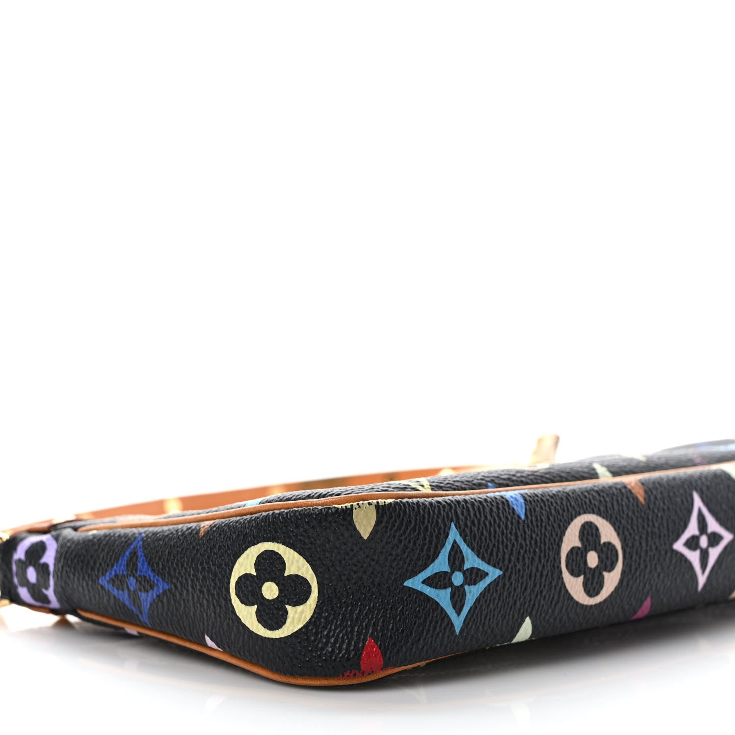Louis Vuitton Monogram Multicolor Pochette Accessories Black 8 of 11