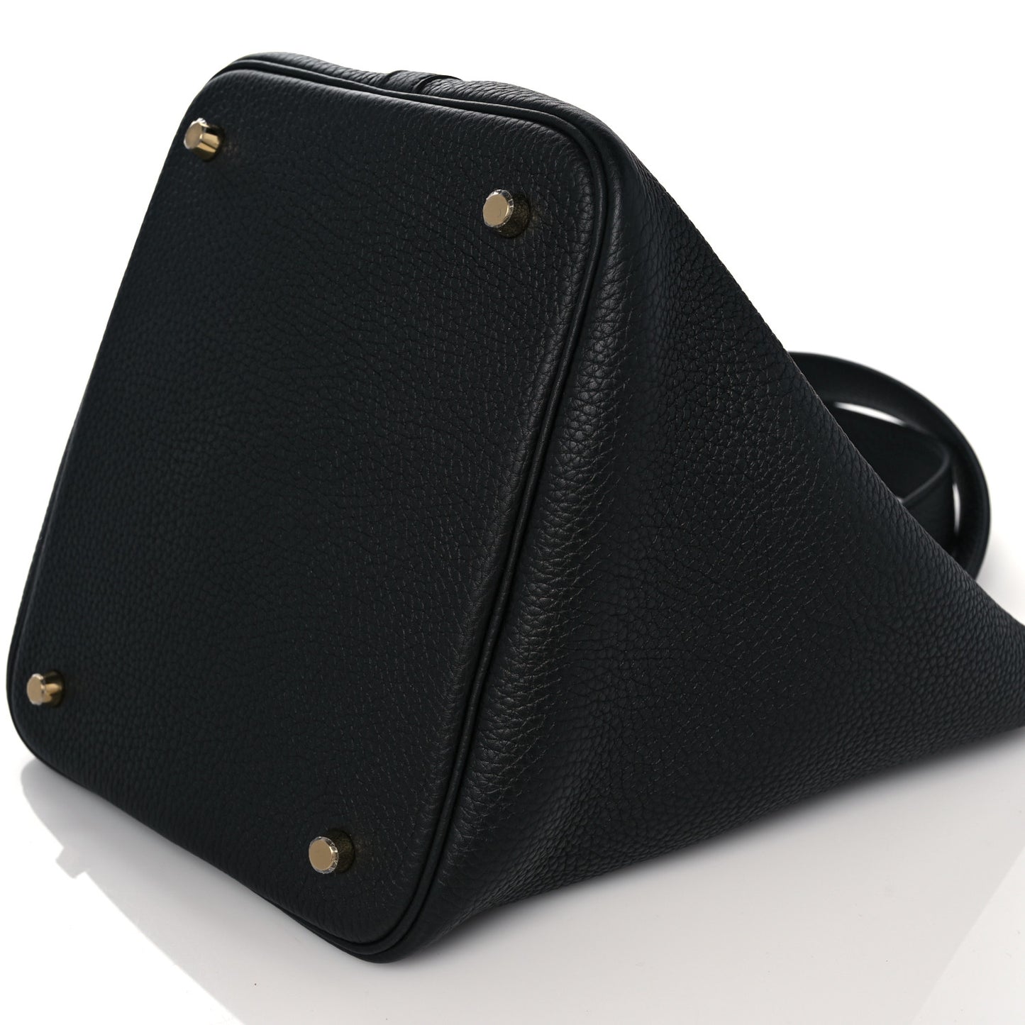 Taurillon Clemence Picotin Lock 22 MM Black