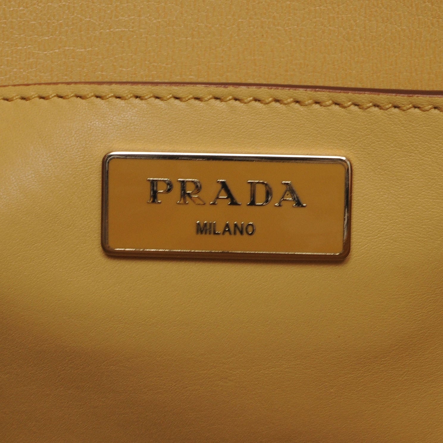 Prada Soft Calf Open Promenade Tote Ginestra 7 of 8