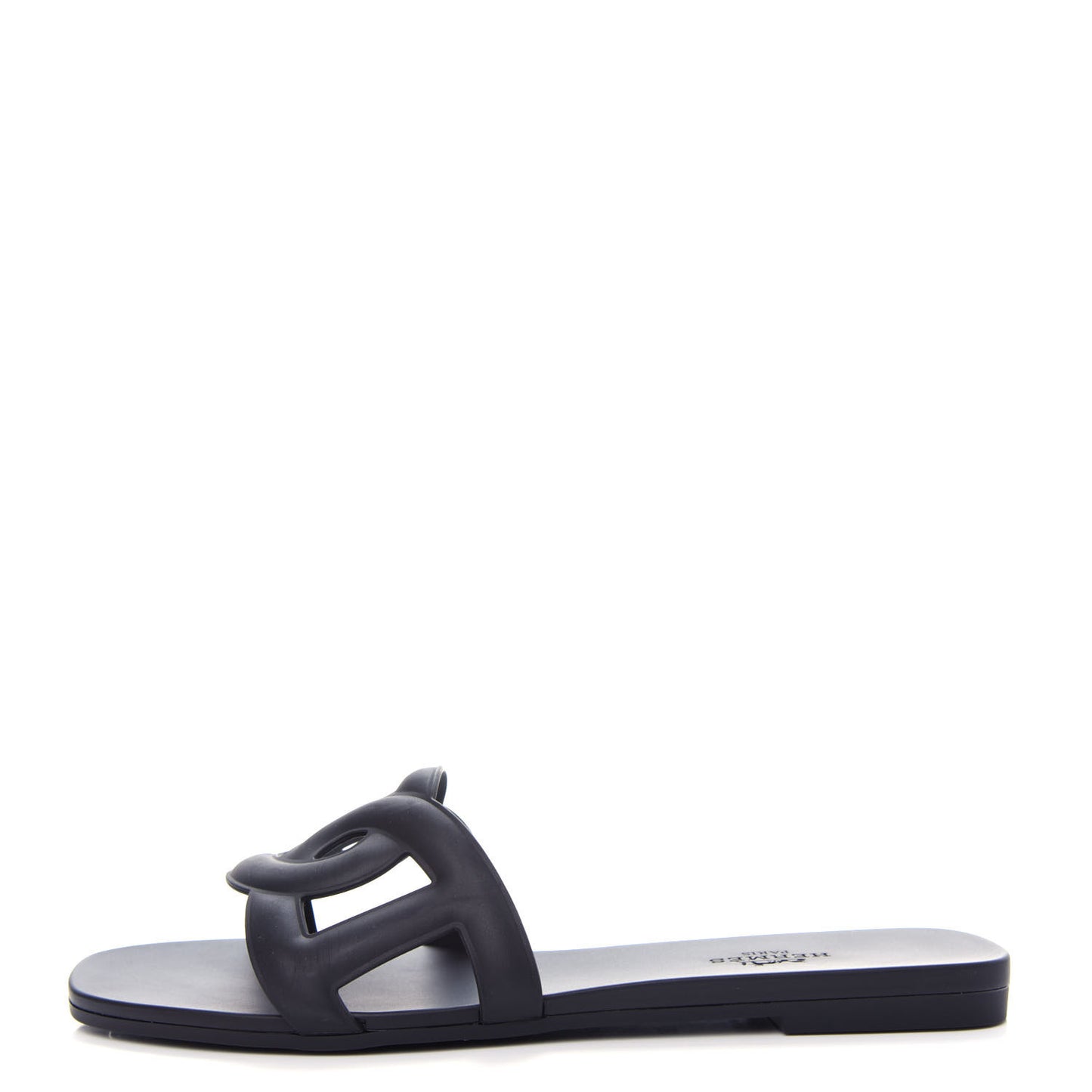 Rubber Aloha Sandals 36 Black