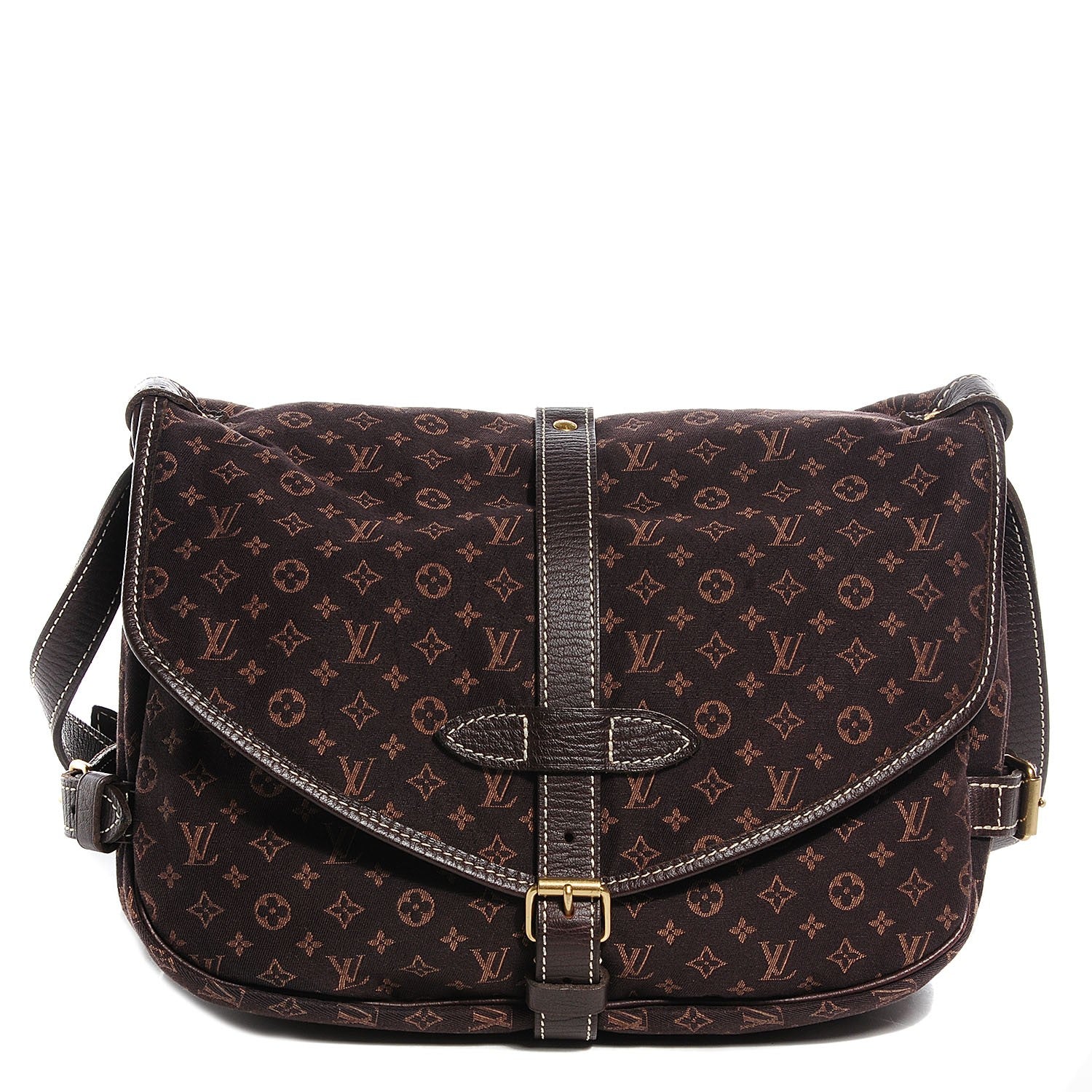 Louis Vuitton Monogram Mini Lin Saumur Ebene 1 of 7