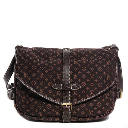 Louis Vuitton Monogram Mini Lin Saumur Ebene 1 of 7