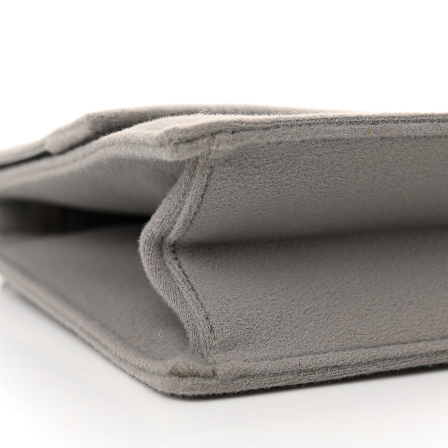 Fabric Gancini Shoulder Bag Grey