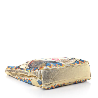 Chanel Graffiti Printed Canvas Street Spirit Tote Multicolor 3 of 9
