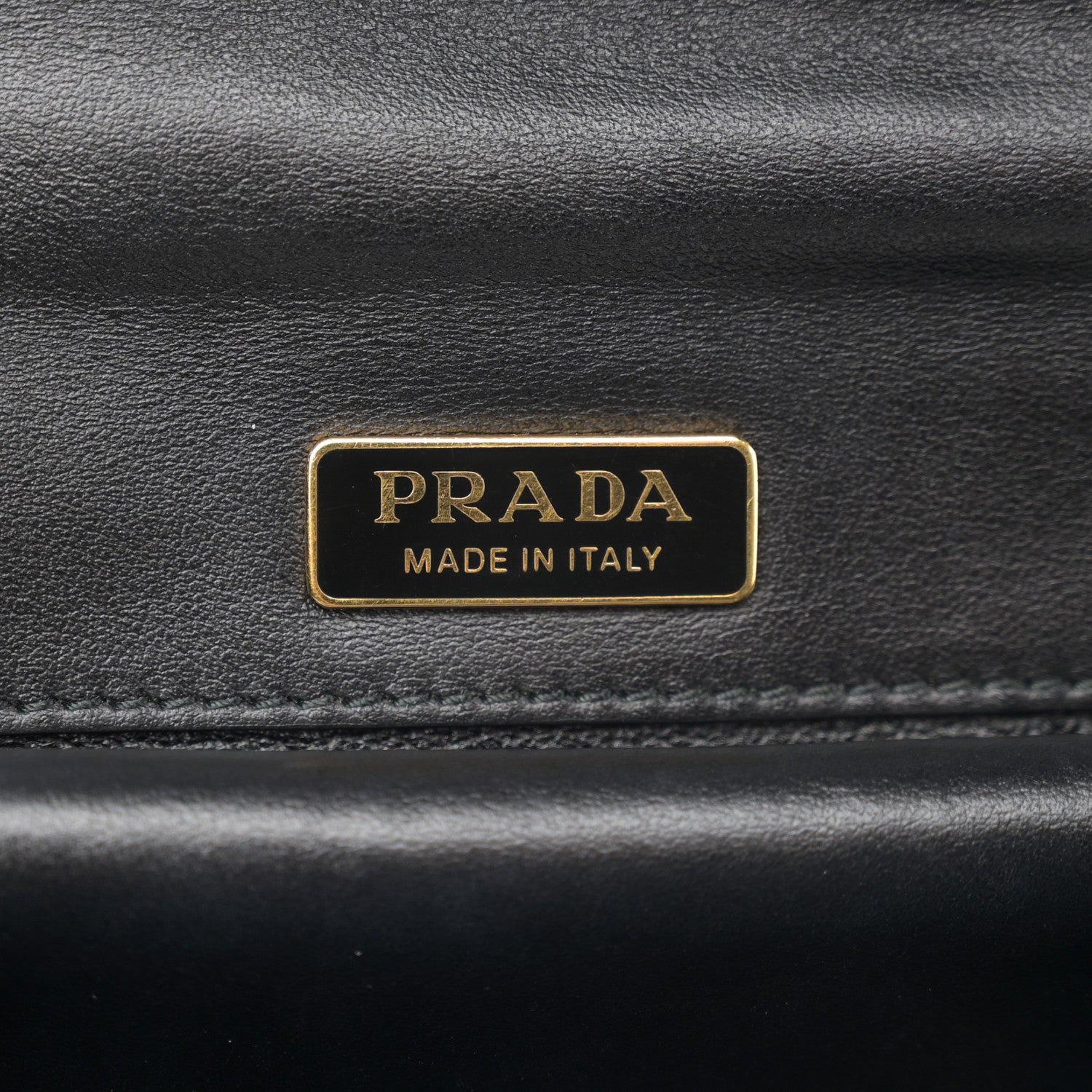 Prada City Calf Saffiano Animalier Cahier Bag Black 6 of 13
