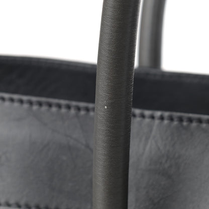 Celine Smooth Calfskin Mini Bi-Color Luggage Forest Black 17 of 22