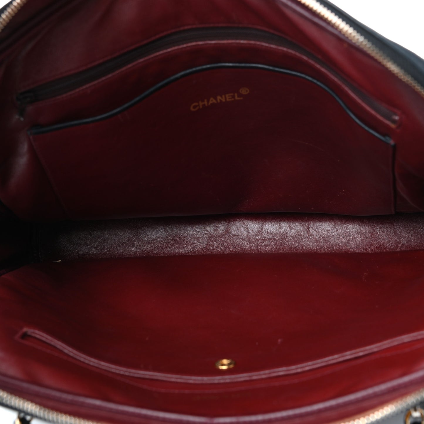 Lambskin Quilted Shoulder Bag Black