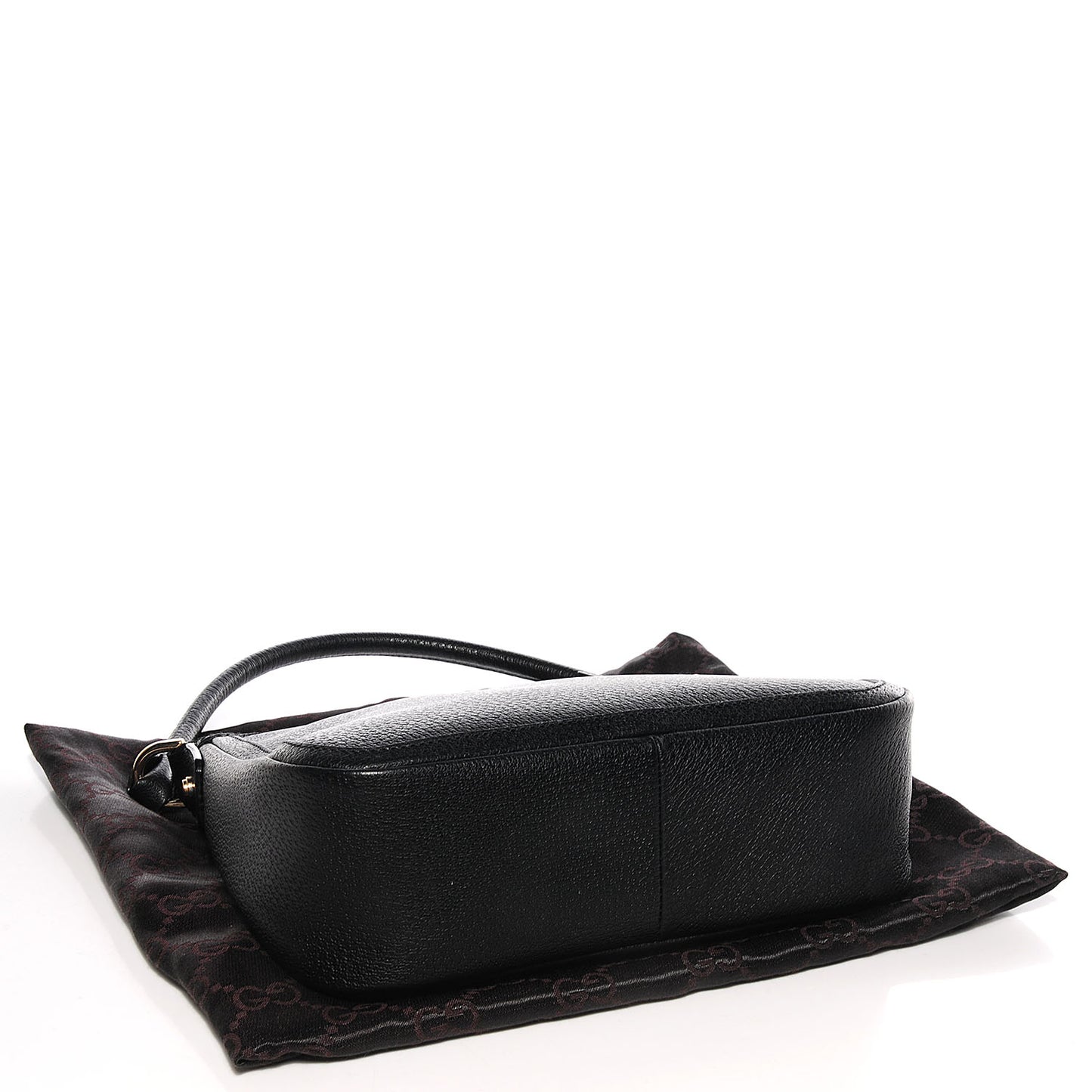 Leather Abbey Shoulder Bag Black