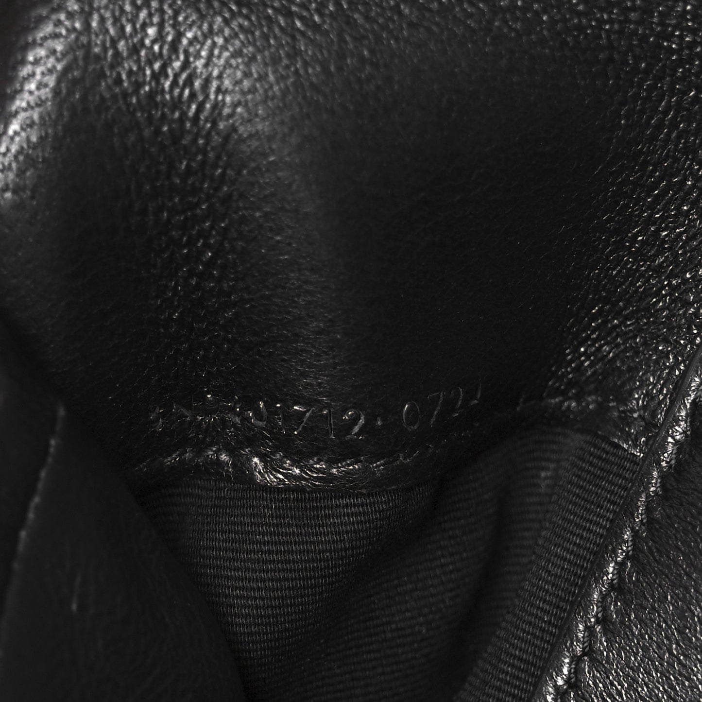 Padded Lambskin Mini Calypso Wallet On Chain WOC Black