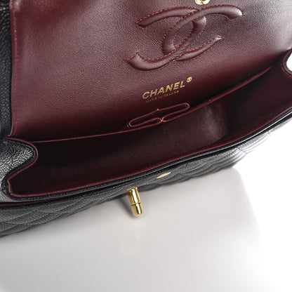 Chanel Caviar Quilted Medium Double Flap Black 5 of 8