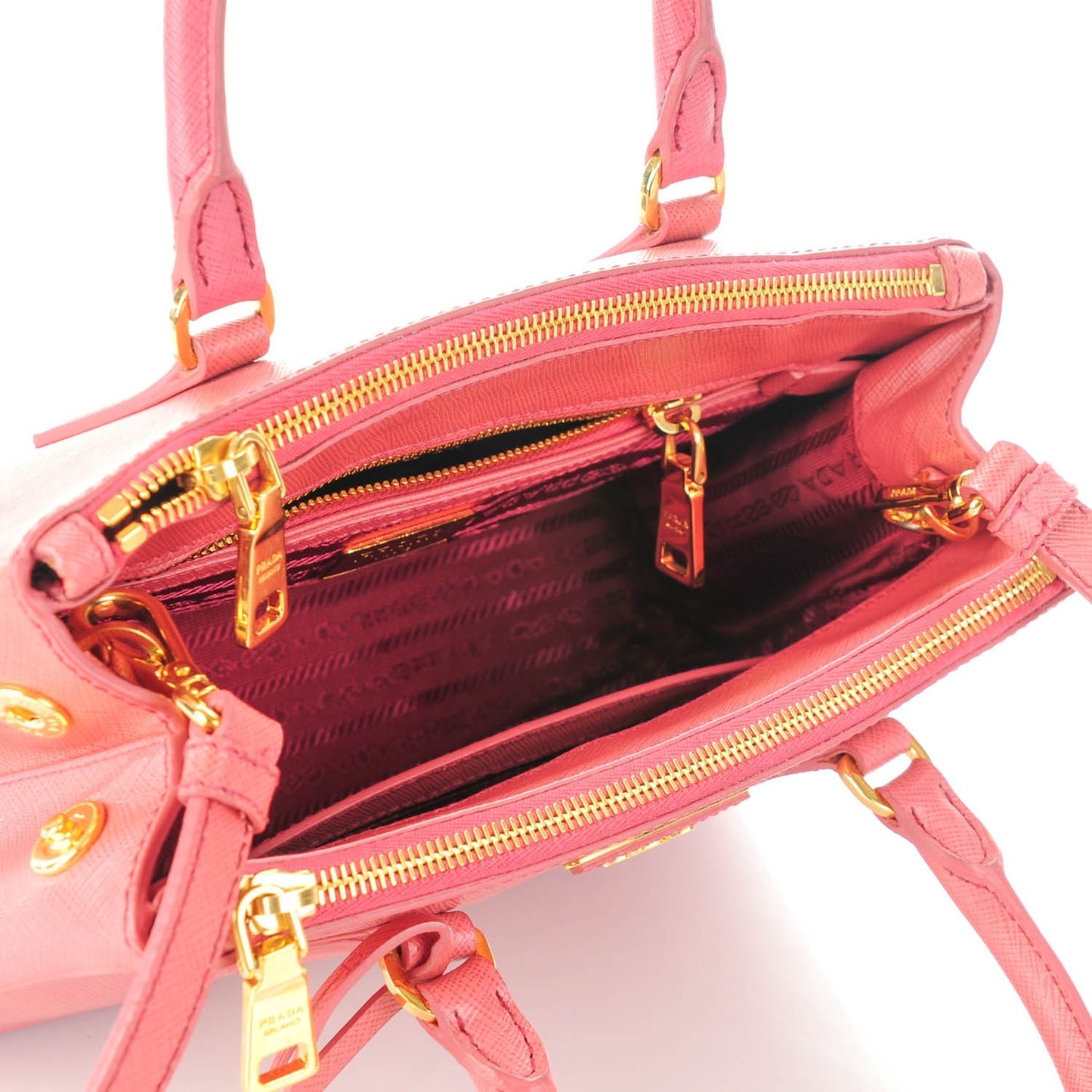 Saffiano Mini Galleria Double Zip Tote Tamaris