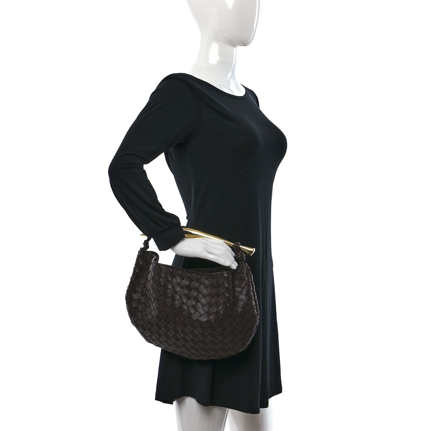 Bottega Veneta Nappa Intrecciato Sardine Bag Bitter Chocolate 2 of 11
