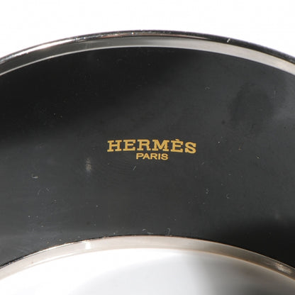 Hermes Enamel Printed Qu Importe Le Flacon Extra Wide Bracelet 62 4 of 5