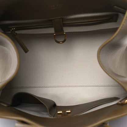 The Row Polished Saddle Calfskin Soft Margaux 12 Muschio 5 of 8